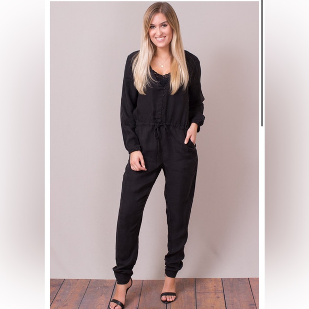 Knot Sisters Black Jumpsuit